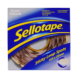 Sellotape Sticky Loop Spots Permanent Adhesive 22mm 125 Pack
